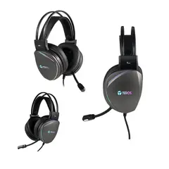 TEROS - Auriculares Gaming TE-8170N A estéreo 7.1 micrófono USB Negro RGB