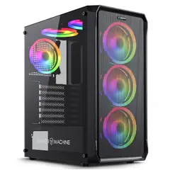 MICRONICS - Case Gamer Frantic MIC GC702 PSU 650W USB30 4FAN ARGB
