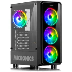 MICRONICS - Case Furious MIC GC701 Gabinete + PSU 650W USB30 4FAN ARGB