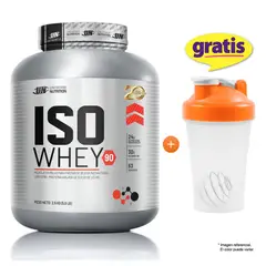 UNIVERSE NUTRITION - PROTEÍNA ISOLATADA ISO WHEY DE 2.5 KG COOKIES AND CREAM MÁS SHAKER