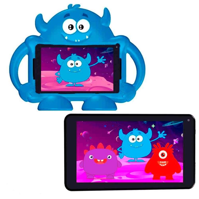 Tablet para Niños 7 pulg. Android 12 Go 32GB, 2GB Ram 2800mah AZUL Intro TR6965