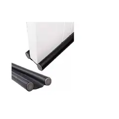 GENERICO - Pack x 2 Burletes Protector Flexible Para Puerta Anti Insectos o Ruido