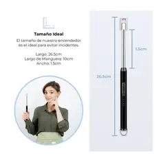 GENERICO - Encendedor eléctrico recargable 360°