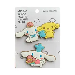 SANRIO - Pack de 2 Imanes para Refrigerador Cinnamoroll