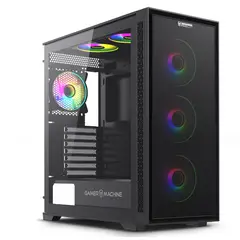 MICRONICS - Case Gamer Fanatic MIC FC1000 USB30 4Fan Double Halo ARGB