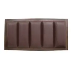 MUEBLES MACRUMO - Cabecera aérea de melamina Neva- 1.5 plazas marrón