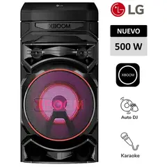 LG - Torre de sonido XBOOM RNC5 Multi-Bluetooth Karaoke Star