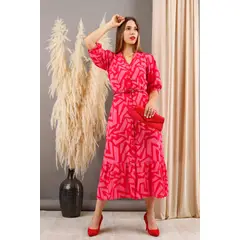 ARMA TU LOOK - VESTIDO LARGO ALMUDENA CAMISERO MANGA TRES CUARTOS