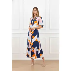 ARMA TU LOOK - VESTIDO LARGO ALMUDENA CAMISERO MANGA TRES CUARTOS