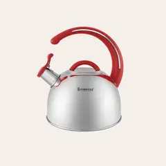 FINEZZA - Tetera de Acero 3 Litros ROJO