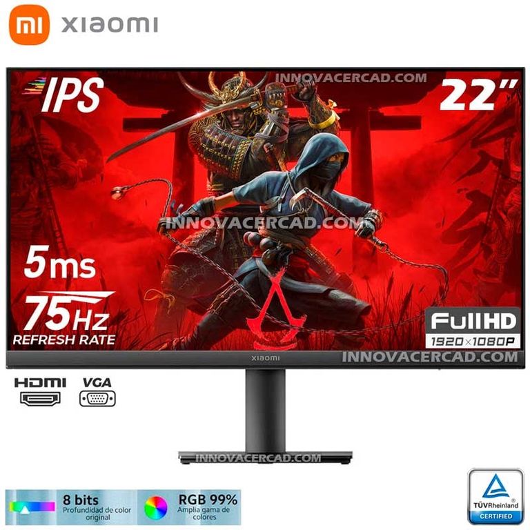 Monitor Gaming A22I Full HD IPS 22 75Hz HDMI VGA