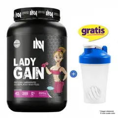 INN INNOVATE NUTRITION - Proteína Suero de Leche Lady Gain 2 kg Vainilla - 19 Servicios