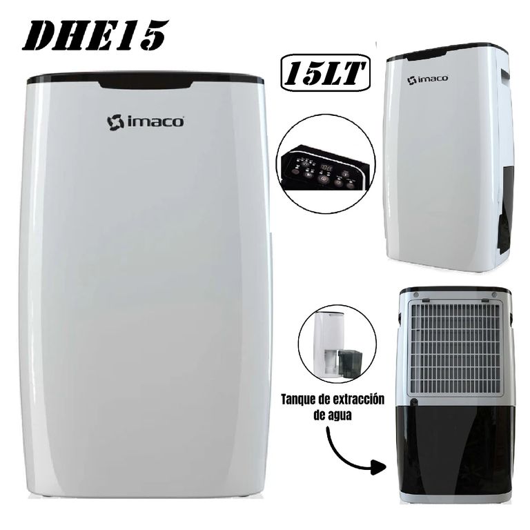 Deshumedecedor Digital 16 Litros DHE15 -Blanco