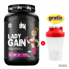 INN INNOVATE NUTRITION - PROTEÍNA LADY GAIN 2KG CHOCOLATE GLÚTEOS Y PIERNAS CON + VOLUMEN