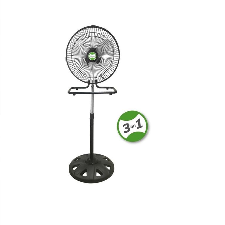 Ventilador Pequeño 3 en 1 de 12" BK-8312VP/NG Negro