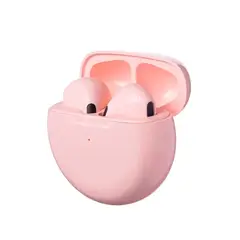 GENERICO - Audífonos inalámbricos Pro 6 con Bluetooth 5.1 Rosado