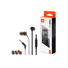 JBL - AUDIFONOS T110 CMICRO 35MM NEGRO
