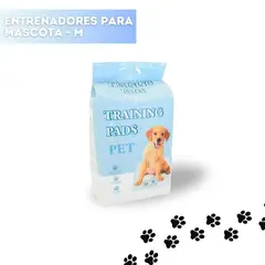 GENERICO - Pañales Entrenadores de Piso Para Mascotas Talla M