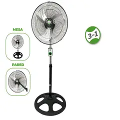 BOSSKO - Ventilador Orbital 3 en 1 de 18" BK-8220VO/NG Negro