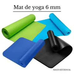GENERICO - Mat de Yoga 6mm para hacer Ejercicios