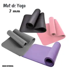 GENERICO - Mat de Yoga 7mm para hacer Ejercicios