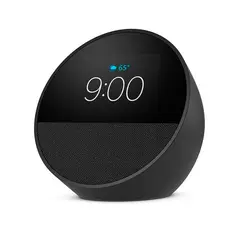 AMAZON - ASISTENTE ALEXA ECHO SPOT 2024 NEGRO
