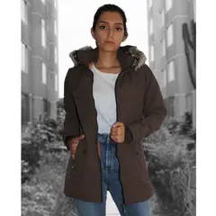 GENERICO - Casaca Parka Abrigo de Invierno para Mujer