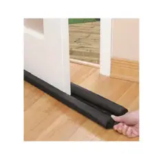 GENERICO - BURLETE PROTECTOR DE PUERTA NEGRO