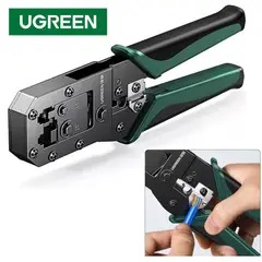 UGREEN - 3 en 1 Crimpeador ponchadora rj45 cable de red pelador crimping