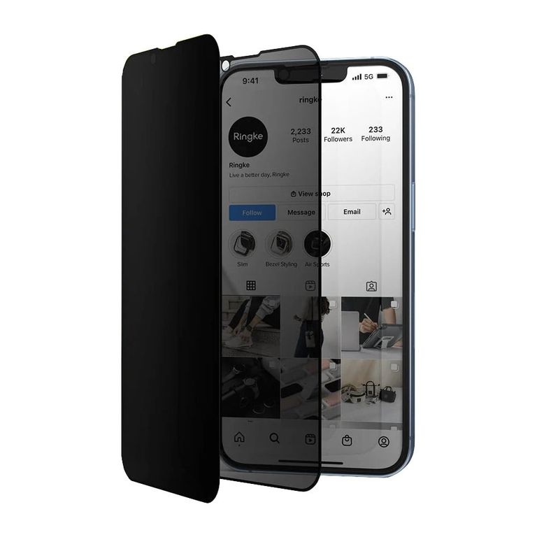 Protector de Pantalla Compatible con iPhone 13 Pro Anti Espía Mate