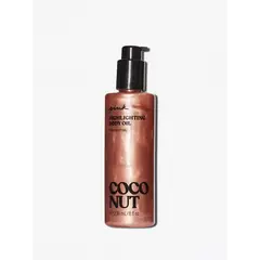VICTORIA'S SECRET - ACEITE CORPORAL COCONUT SHIMER PINK VICTORIAS SECRET