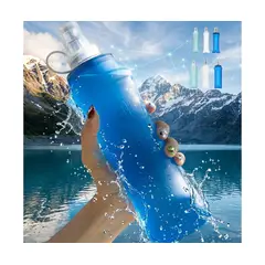 GENERICO - Bolsa de Agua para Correr Caminar 500ml Plegable SOFT FLASK