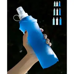 GENERICO - Bolsa de Agua para Correr Caminar 500ml Plegable SOFT FLASK