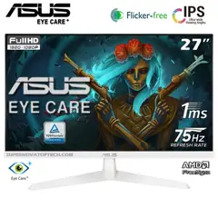 ASUS - Monitor 27 Eye Care VY279HE-W FHD IPS 1ms FreeSync White