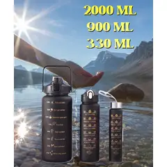 GENERICO - TRIO BOTELLA TOMATODO VASO DEPORTIVO 2000MM 900MM 330MM