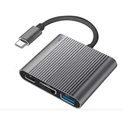 GENERICO - HUB 3 in 1 - Hub Adaptador Usb Tipo C 3 En 1 Linkon