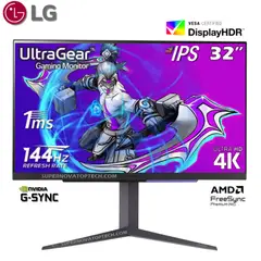 LG - Monitor Gamer UltraGear™ 32 UHD 4K IPS, 1ms (GtG), 144Hz