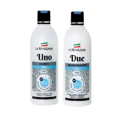 LA BRASILIANA - Duo Shampoo UNO+ Reacondicionador DUE