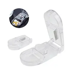 GENERICO - Cortador De Pastillas Portátil con Pastillero