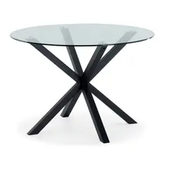 CENTRAL DECCO - COMEDOR 4 SILLAS ZURICH NEGRO