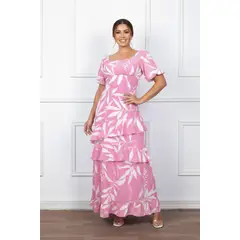 ARMA TU LOOK - VESTIDO CAROLINA LARGO CON MANGA GLOBO