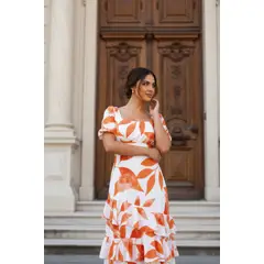 ARMA TU LOOK - VESTIDO CAROLINA LARGO CON MANGA GLOBO