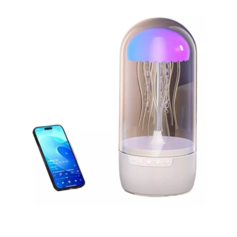 PARLANTE DE MEDUSA CON TENTACULOS EN MOVIMIENTO