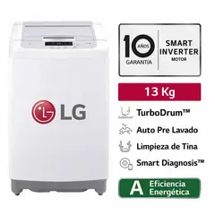 LG - Lavadora Carga Superior 13 Kg WT13WPBK
