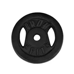 HOLGU - 2 Discos de 5kg Peso Exacto, Para Manubrios-Barra-Poleas GYM