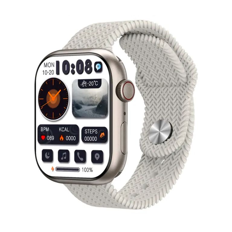 Smartwatch HK9 Pro Max con Pantalla Amoled Gris