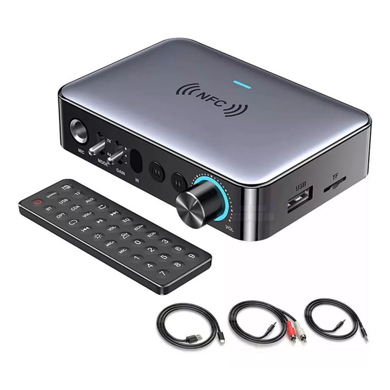 Nfc Transmisor Receptor Bluetooth 5.1 Estéreo Hifi/óptical/karaoke/usb
