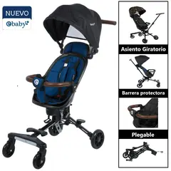 EBABY - Coche de Paseo Plegable Giratorio EASY TRAVEL AZ
