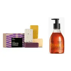 NATURA - 1 caja Jabones en barra y jabón liquido de manos EKOS