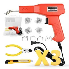ROSH - Pack x3 Soldador de Plástico Triple Poder para Reparaciones